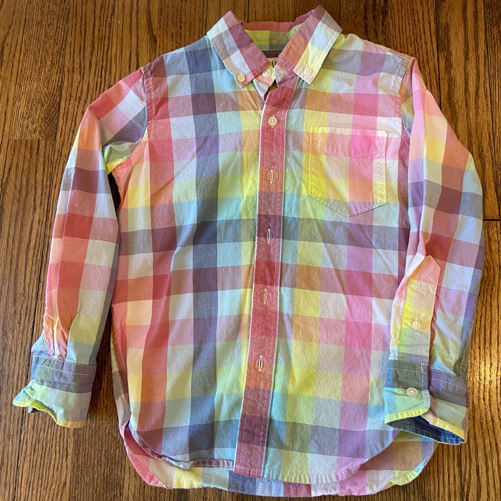 🐣 EASTER! Gap Plaid Button Down - Picture 2 of 6